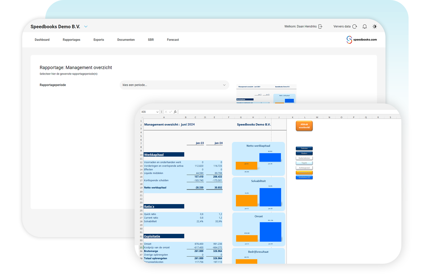 Managementrapportages in Excel