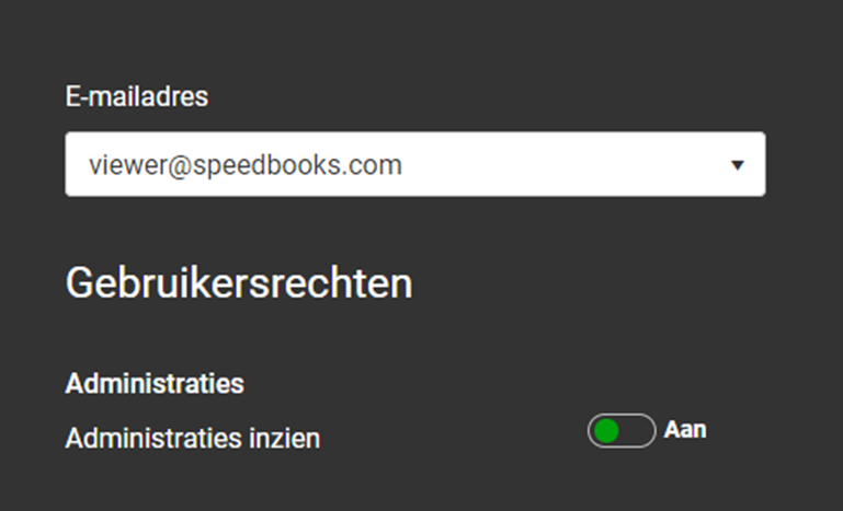 tabblad rechten instellen