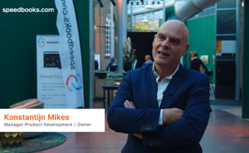 Manager Productdevelopment en partner bij Speedbooks® Konstantijn Mikes 