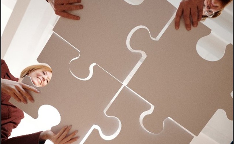 handen puzzelen
