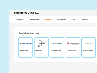 Fiscale export modules